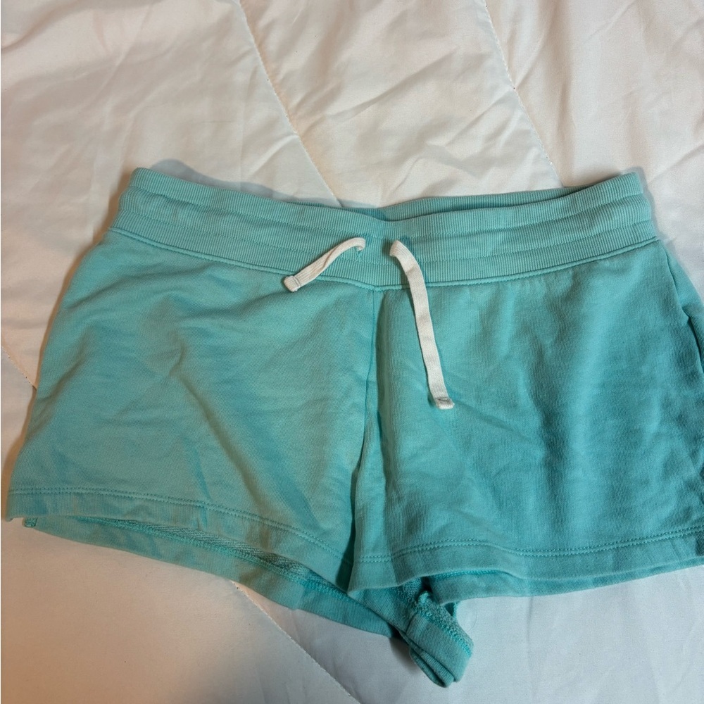 Old Navy Teal Drawstring Athletic Shorts Small petite